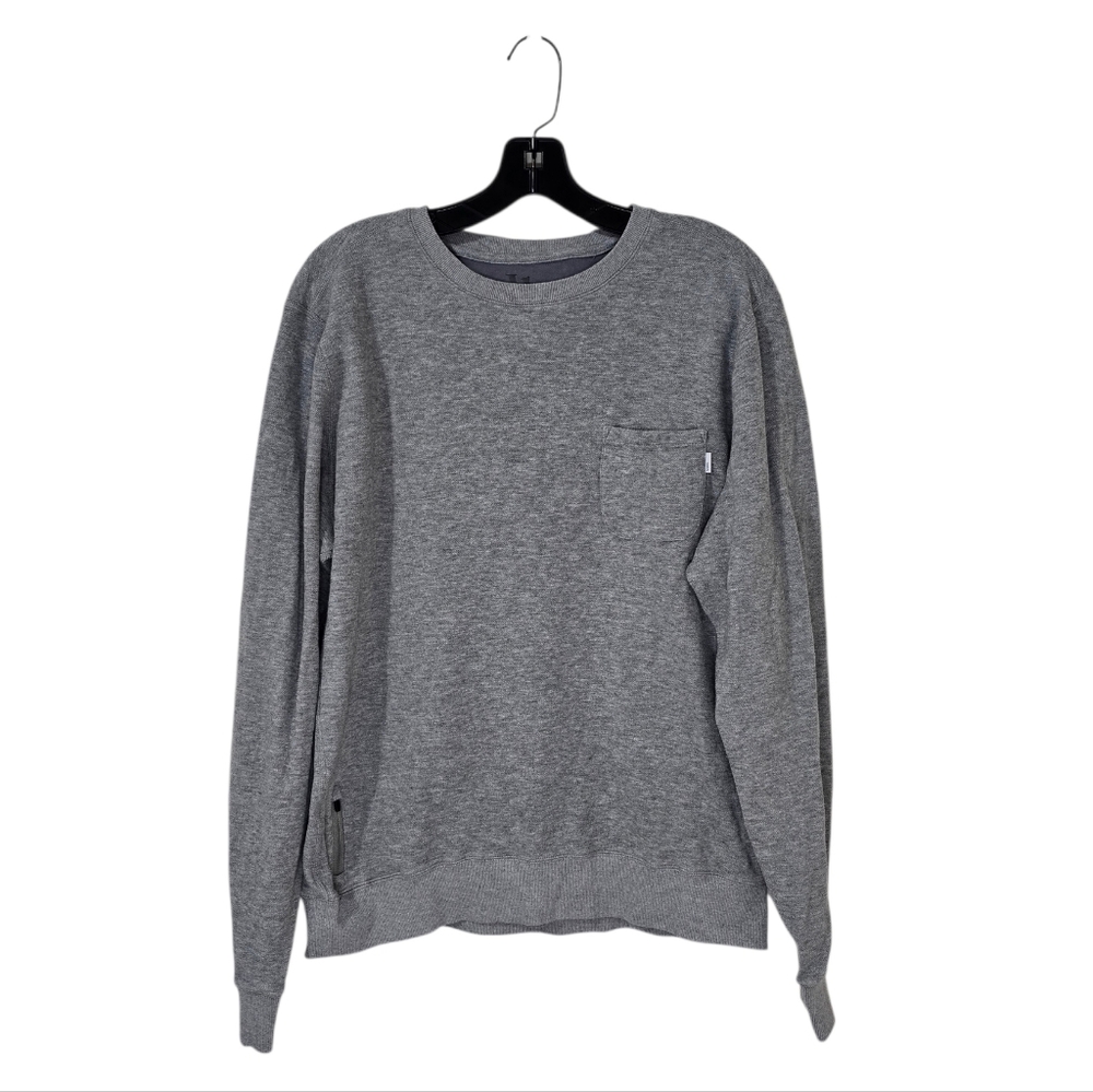 Vuori Jeffreys Crew 2.0 Gray Men's Large Activewear